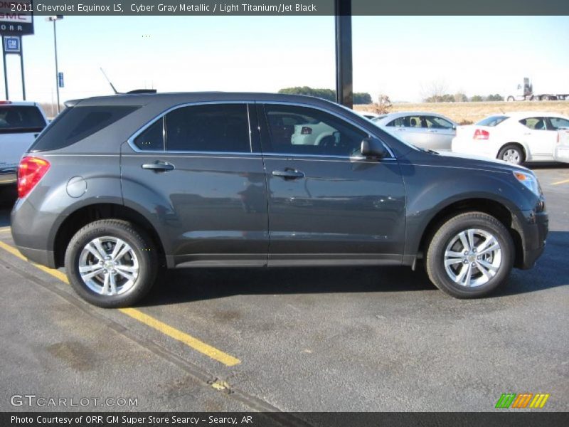 Cyber Gray Metallic / Light Titanium/Jet Black 2011 Chevrolet Equinox LS