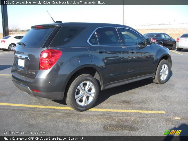 Cyber Gray Metallic / Light Titanium/Jet Black 2011 Chevrolet Equinox LS