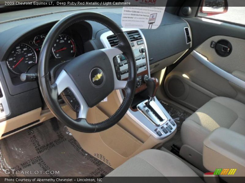 Light Cashmere Interior - 2009 Equinox LT 