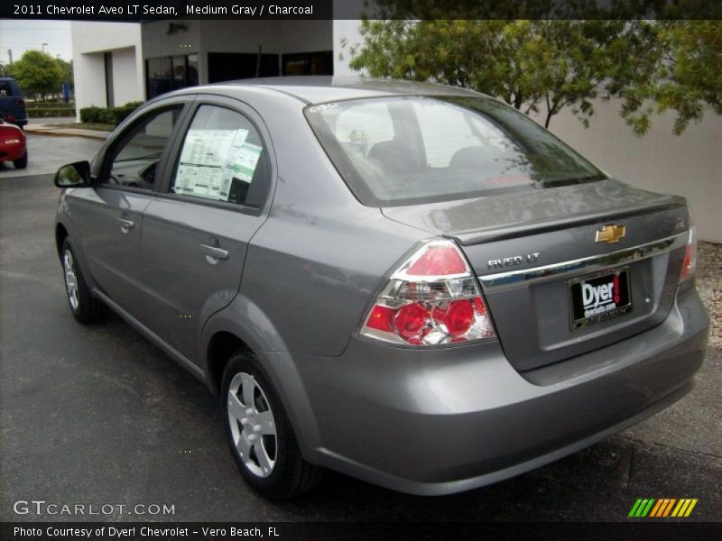 Medium Gray / Charcoal 2011 Chevrolet Aveo LT Sedan