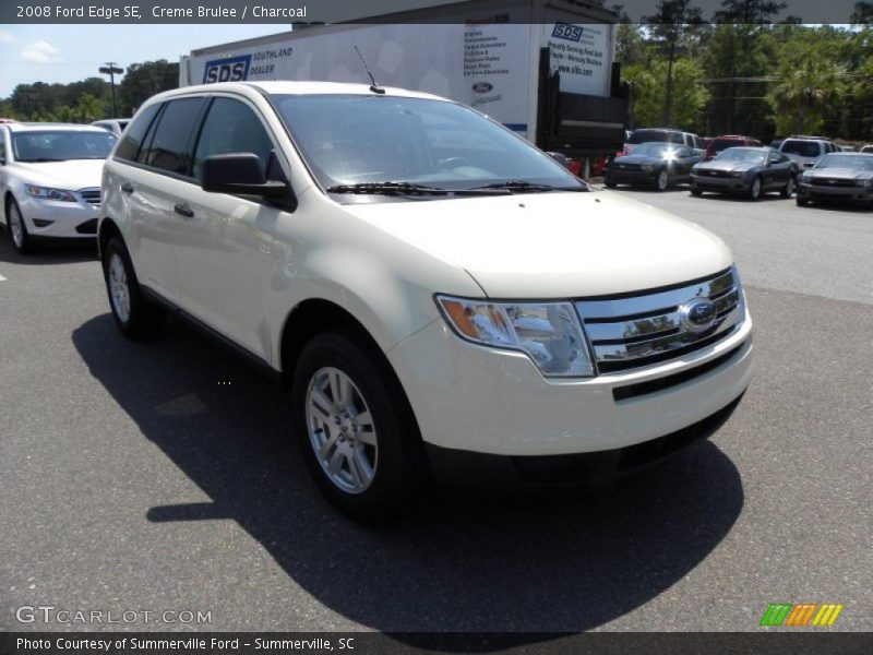 Creme Brulee / Charcoal 2008 Ford Edge SE