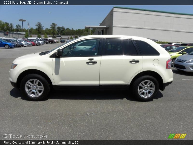 Creme Brulee / Charcoal 2008 Ford Edge SE