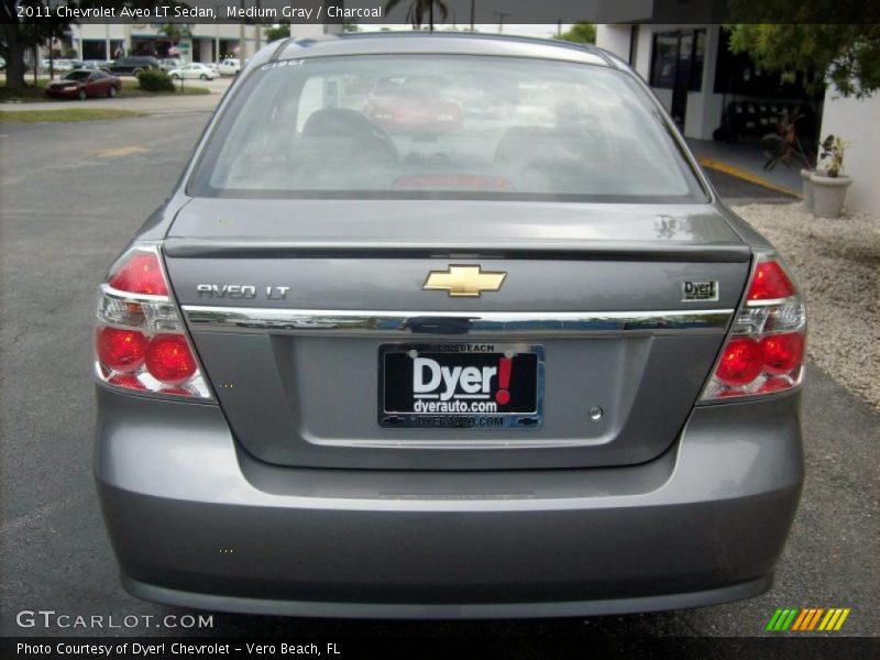 Medium Gray / Charcoal 2011 Chevrolet Aveo LT Sedan