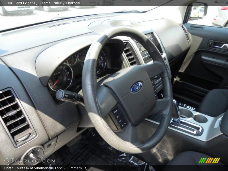 Creme Brulee / Charcoal 2008 Ford Edge SE