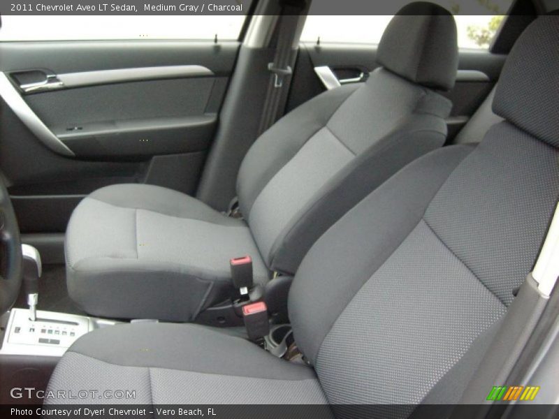 Medium Gray / Charcoal 2011 Chevrolet Aveo LT Sedan