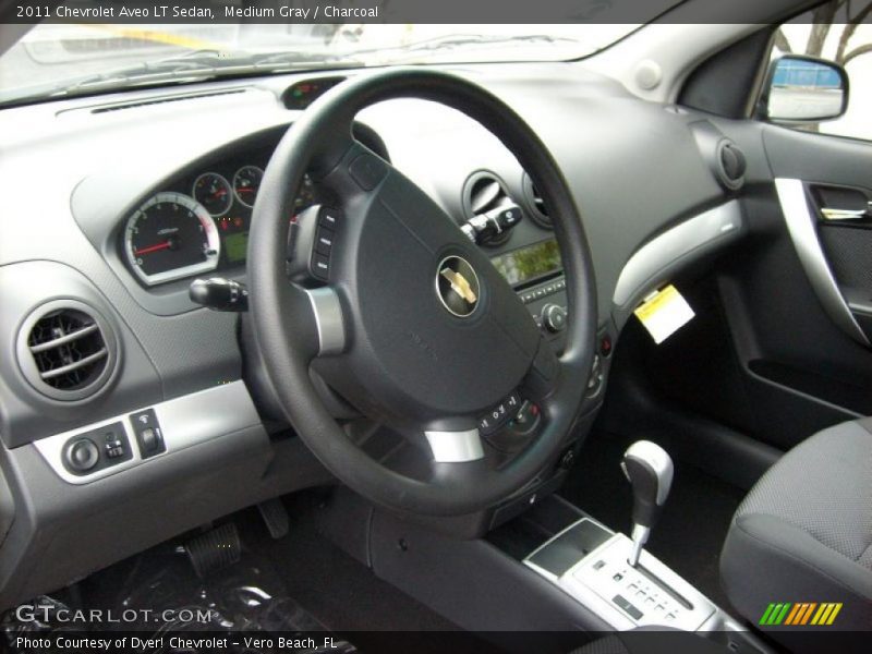 Medium Gray / Charcoal 2011 Chevrolet Aveo LT Sedan