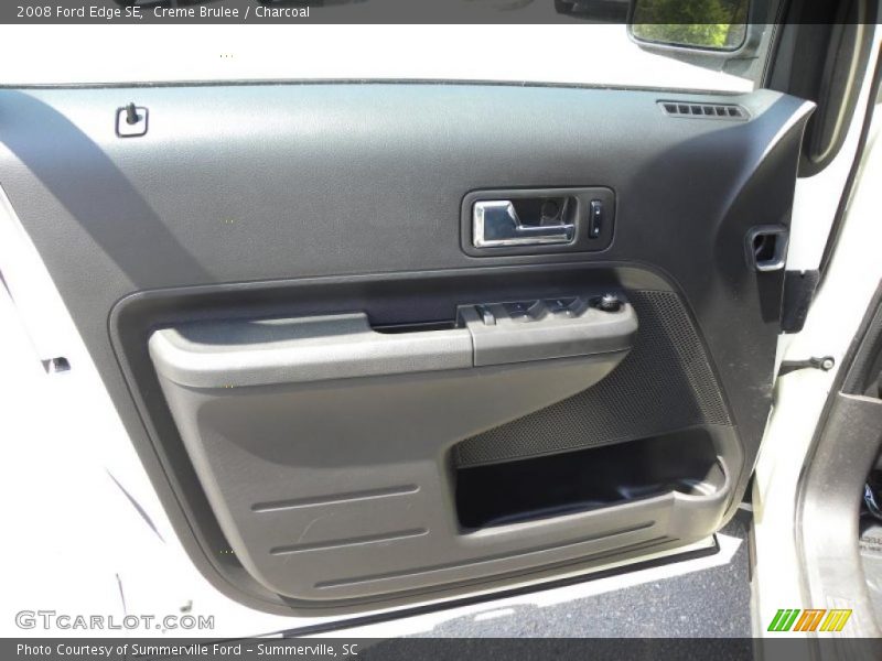 Creme Brulee / Charcoal 2008 Ford Edge SE