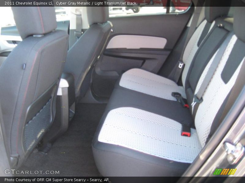 Cyber Gray Metallic / Light Titanium/Jet Black 2011 Chevrolet Equinox LS