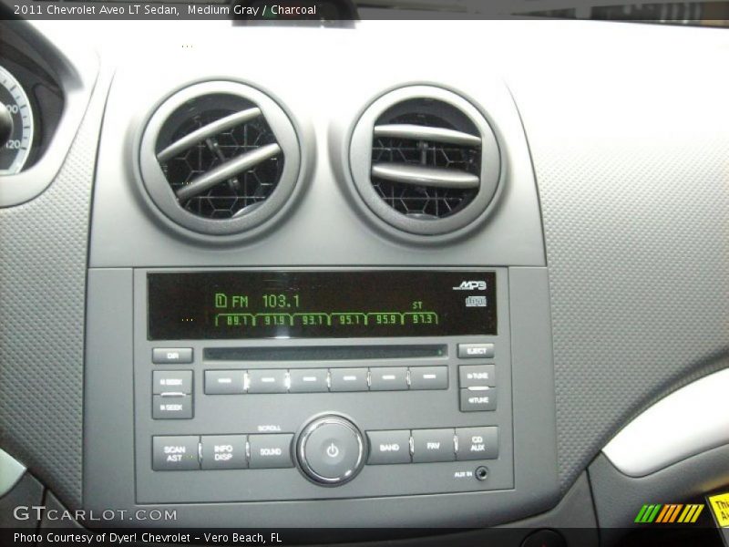 Medium Gray / Charcoal 2011 Chevrolet Aveo LT Sedan