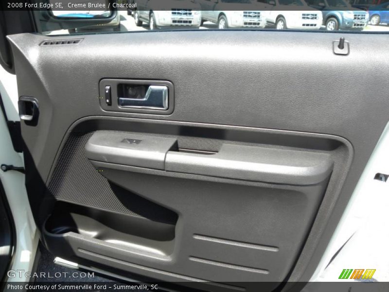 Creme Brulee / Charcoal 2008 Ford Edge SE