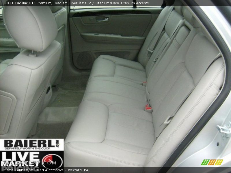 Radiant Silver Metallic / Titanium/Dark Titanium Accents 2011 Cadillac DTS Premium