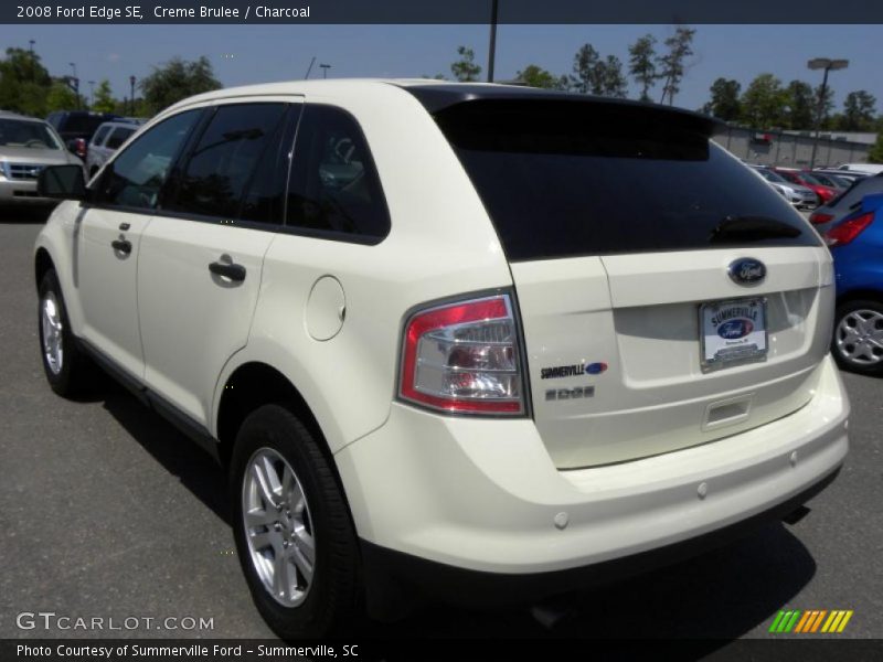 Creme Brulee / Charcoal 2008 Ford Edge SE