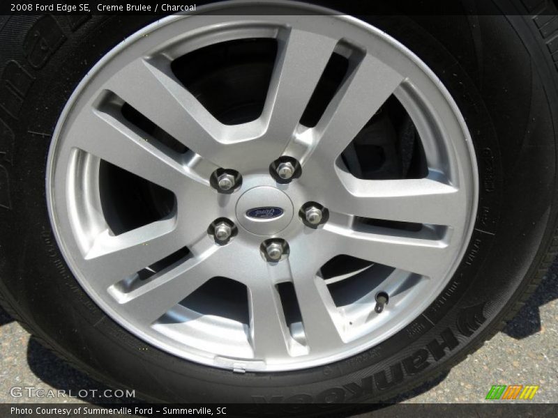 Creme Brulee / Charcoal 2008 Ford Edge SE