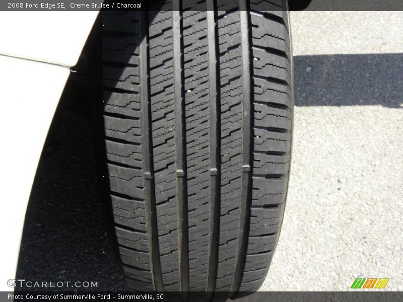 Creme Brulee / Charcoal 2008 Ford Edge SE