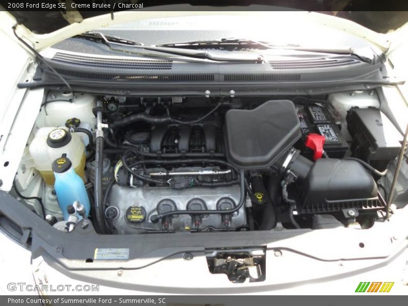 Creme Brulee / Charcoal 2008 Ford Edge SE
