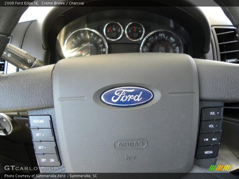 Creme Brulee / Charcoal 2008 Ford Edge SE
