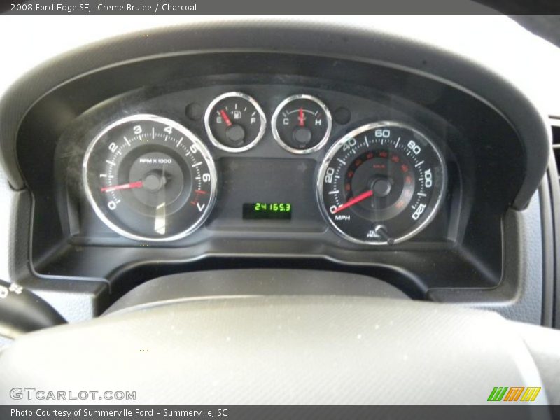 Creme Brulee / Charcoal 2008 Ford Edge SE