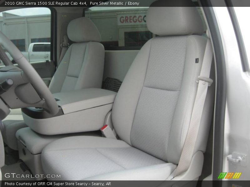 Pure Silver Metallic / Ebony 2010 GMC Sierra 1500 SLE Regular Cab 4x4
