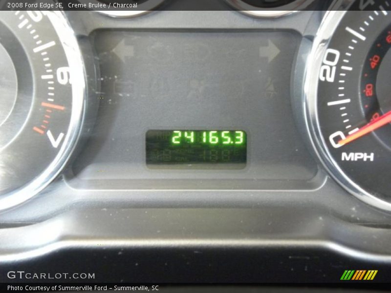 Creme Brulee / Charcoal 2008 Ford Edge SE