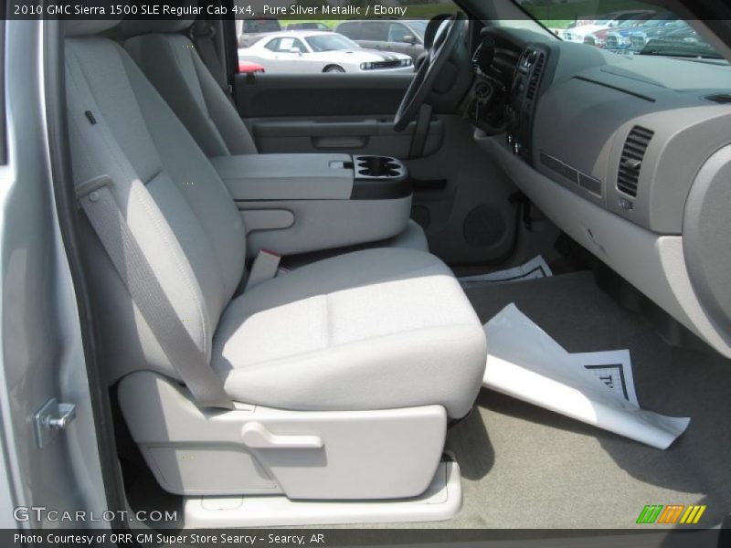 Pure Silver Metallic / Ebony 2010 GMC Sierra 1500 SLE Regular Cab 4x4
