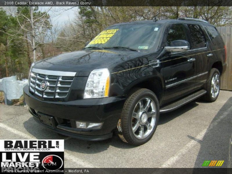 Black Raven / Ebony 2008 Cadillac Escalade AWD