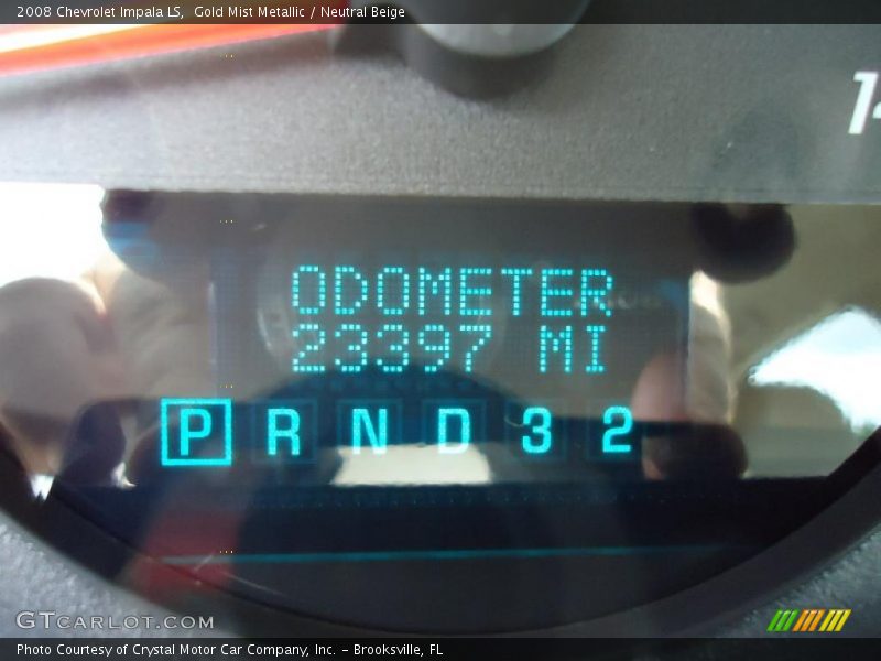 Gold Mist Metallic / Neutral Beige 2008 Chevrolet Impala LS