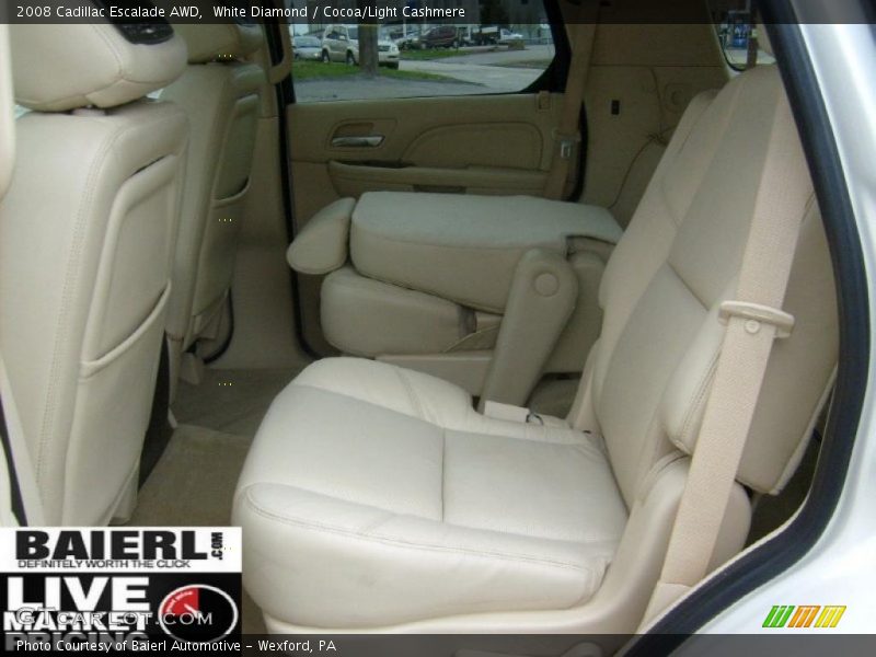 White Diamond / Cocoa/Light Cashmere 2008 Cadillac Escalade AWD