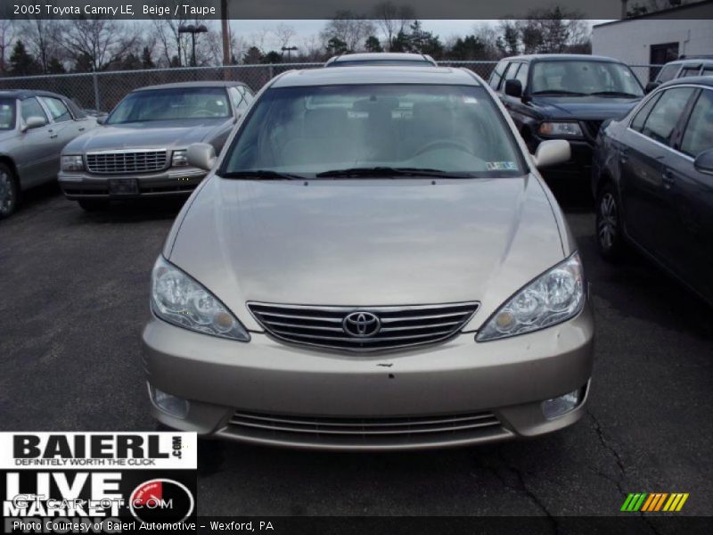 Beige / Taupe 2005 Toyota Camry LE