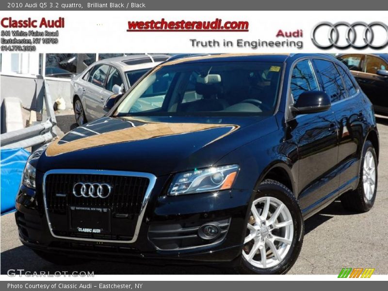 Brilliant Black / Black 2010 Audi Q5 3.2 quattro
