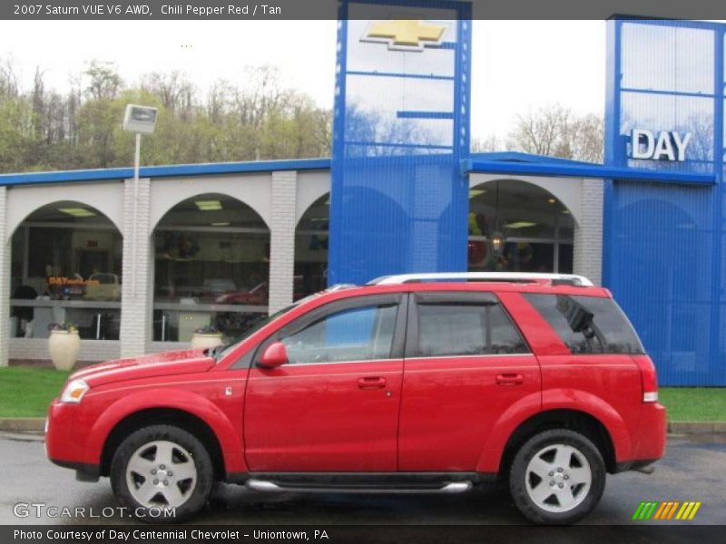 Chili Pepper Red / Tan 2007 Saturn VUE V6 AWD