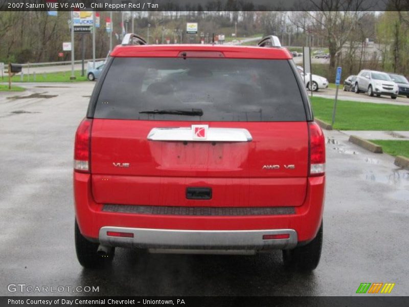 Chili Pepper Red / Tan 2007 Saturn VUE V6 AWD