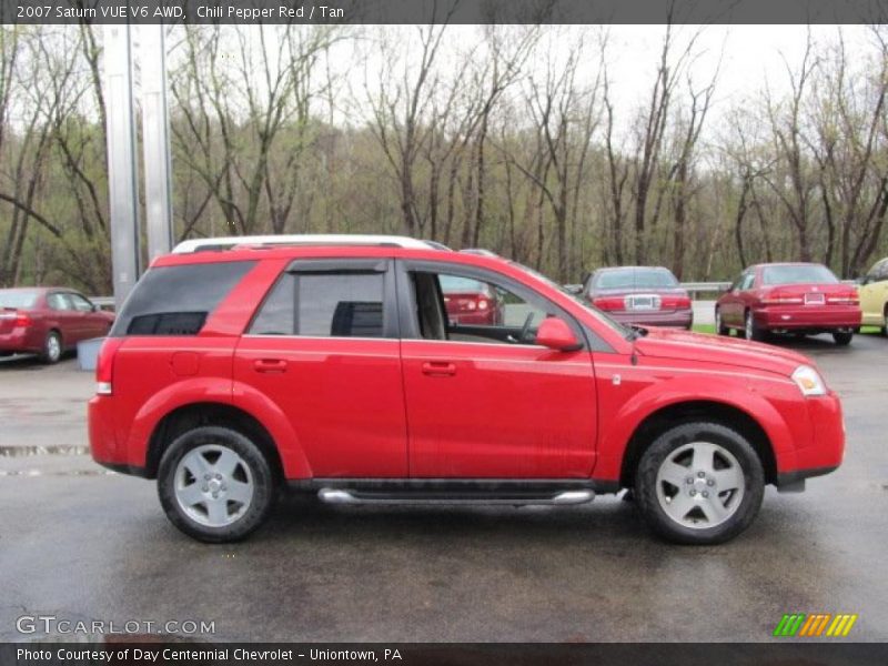 Chili Pepper Red / Tan 2007 Saturn VUE V6 AWD