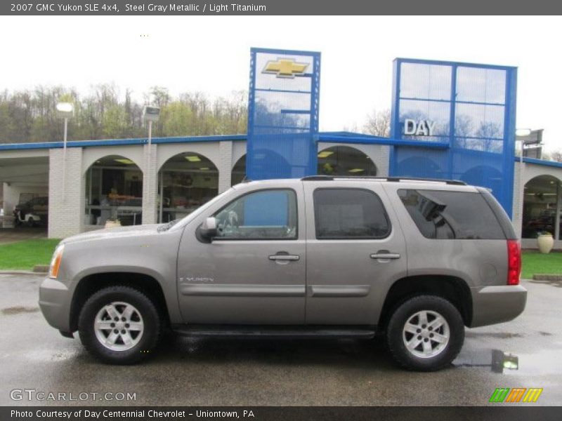 Steel Gray Metallic / Light Titanium 2007 GMC Yukon SLE 4x4