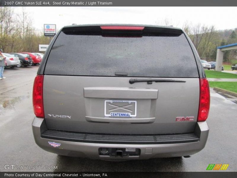 Steel Gray Metallic / Light Titanium 2007 GMC Yukon SLE 4x4