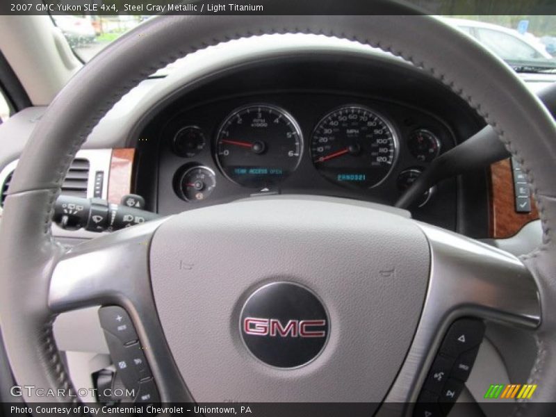 Steel Gray Metallic / Light Titanium 2007 GMC Yukon SLE 4x4