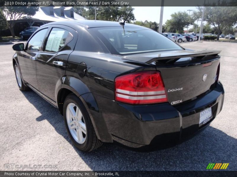Brilliant Black Crystal Pearl / Dark Slate Gray 2010 Dodge Avenger R/T