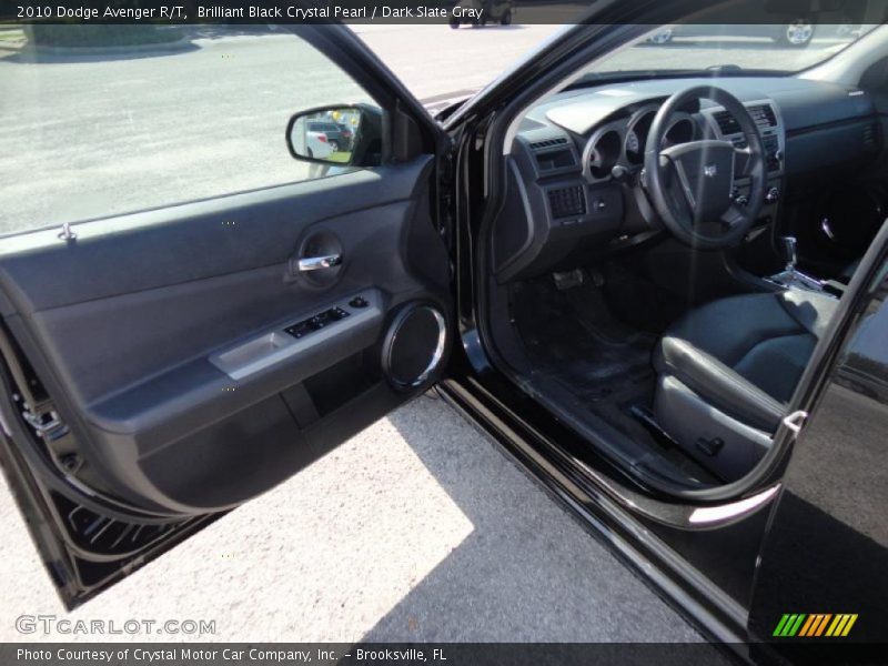 Brilliant Black Crystal Pearl / Dark Slate Gray 2010 Dodge Avenger R/T