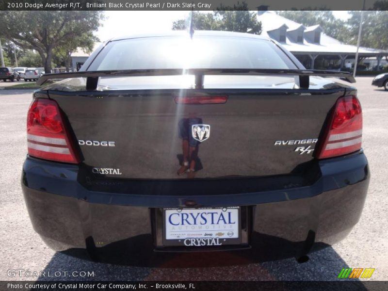 Brilliant Black Crystal Pearl / Dark Slate Gray 2010 Dodge Avenger R/T