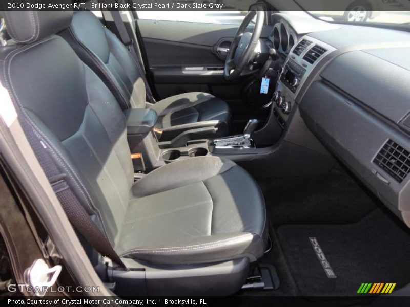 Brilliant Black Crystal Pearl / Dark Slate Gray 2010 Dodge Avenger R/T