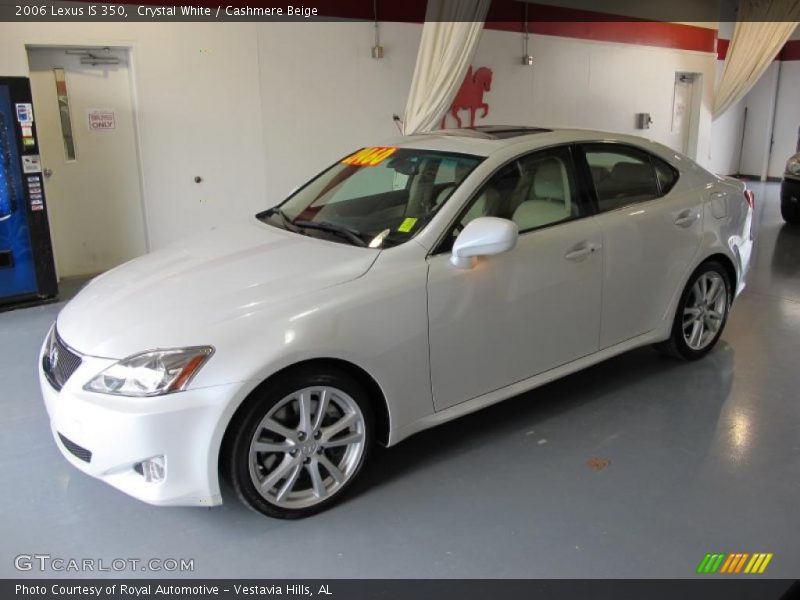 Crystal White / Cashmere Beige 2006 Lexus IS 350