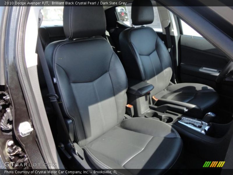 Brilliant Black Crystal Pearl / Dark Slate Gray 2010 Dodge Avenger R/T