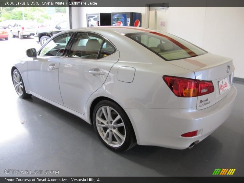 Crystal White / Cashmere Beige 2006 Lexus IS 350