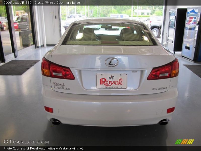 Crystal White / Cashmere Beige 2006 Lexus IS 350