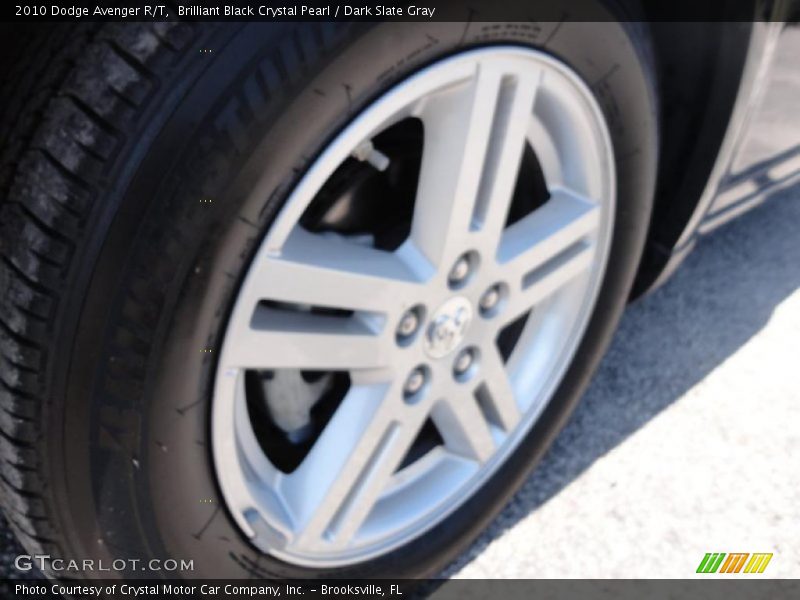 Brilliant Black Crystal Pearl / Dark Slate Gray 2010 Dodge Avenger R/T