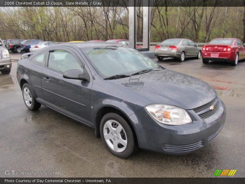 Slate Metallic / Gray 2008 Chevrolet Cobalt LS Coupe
