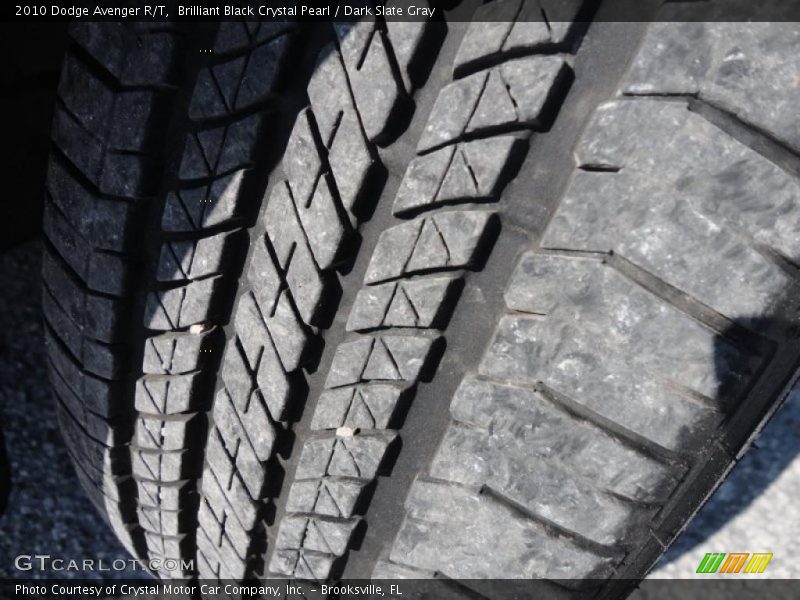 Brilliant Black Crystal Pearl / Dark Slate Gray 2010 Dodge Avenger R/T