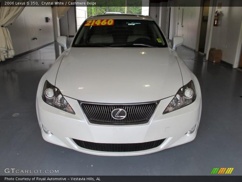 Crystal White / Cashmere Beige 2006 Lexus IS 350