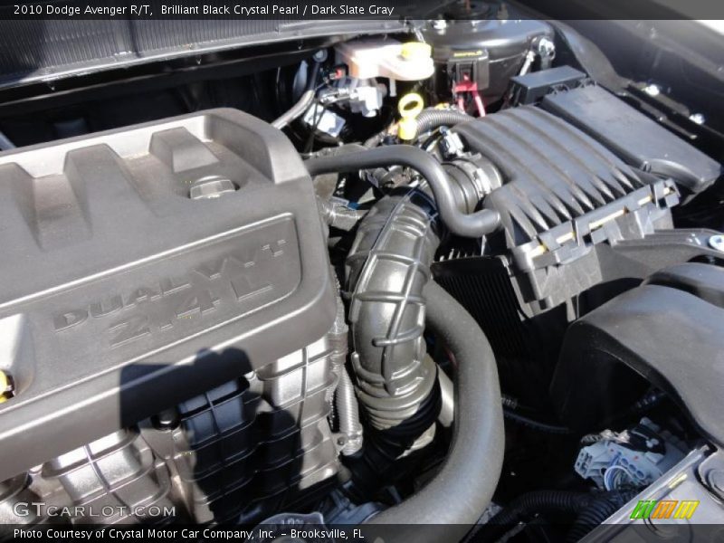 Brilliant Black Crystal Pearl / Dark Slate Gray 2010 Dodge Avenger R/T