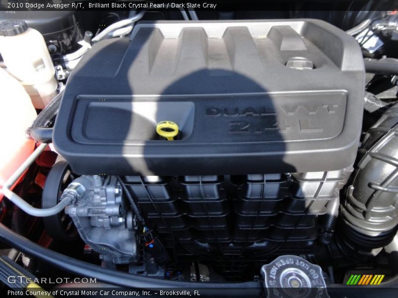 Brilliant Black Crystal Pearl / Dark Slate Gray 2010 Dodge Avenger R/T