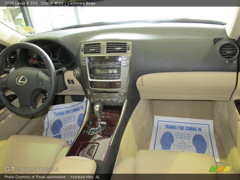 Crystal White / Cashmere Beige 2006 Lexus IS 350